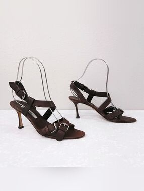 Brian Atwood Strappy Slingback Pumps